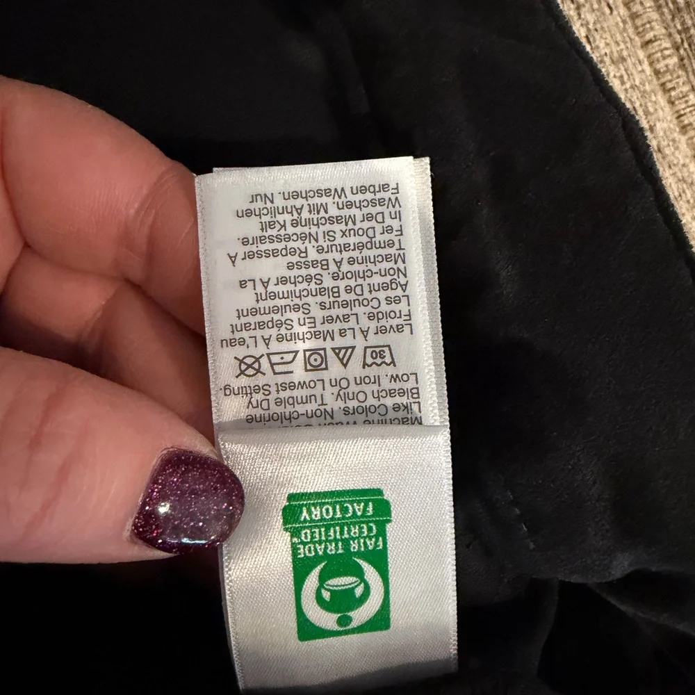 J.Crew Kallie Velvet Pants Black 10P Petite Dress Pants Holiday Party - Picture 5 of 8